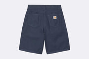 Carhartt WIP Landon Short Dusky Blue garment dyed